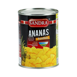 Ananas kostka SANDRA 565g| Dua Vien Nho SANDRA 565gx24szt
